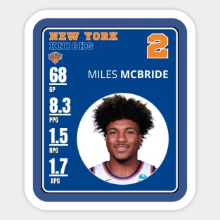 Miles McBride Sticker